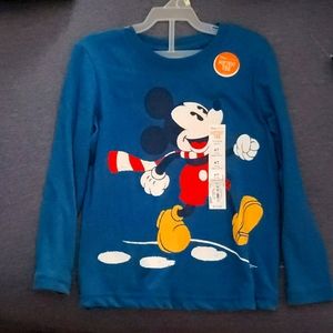Blue Mickey Mouse Shirt